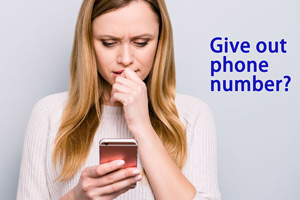 Should I give my sugar daddy my phone number