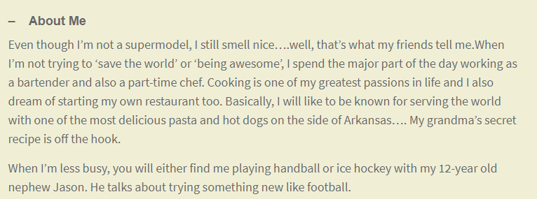 sugar baby bio examples, sugar baby profile about me exmaple