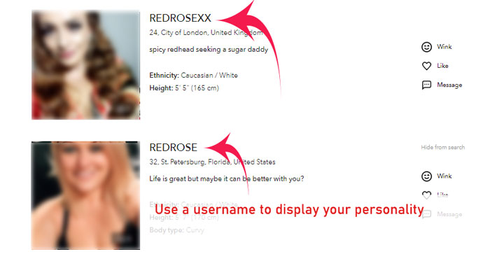 sugar baby profile profile username, sugar baby profile example, best sugar baby profile username